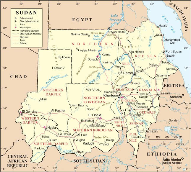 Географія Судану