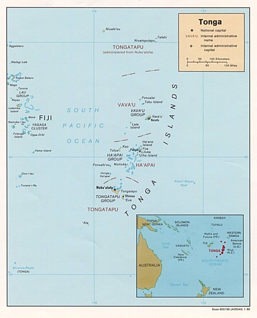 Географія Тонга