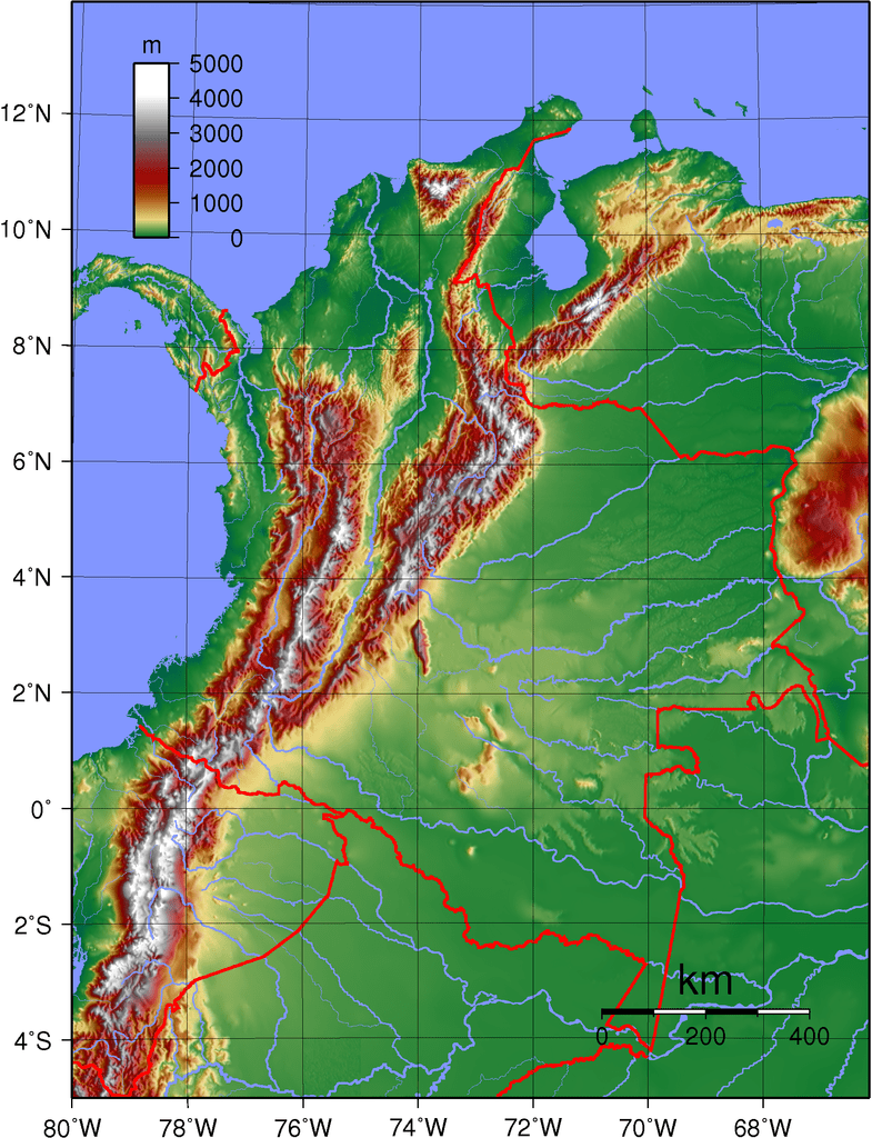 Карти Колумбії