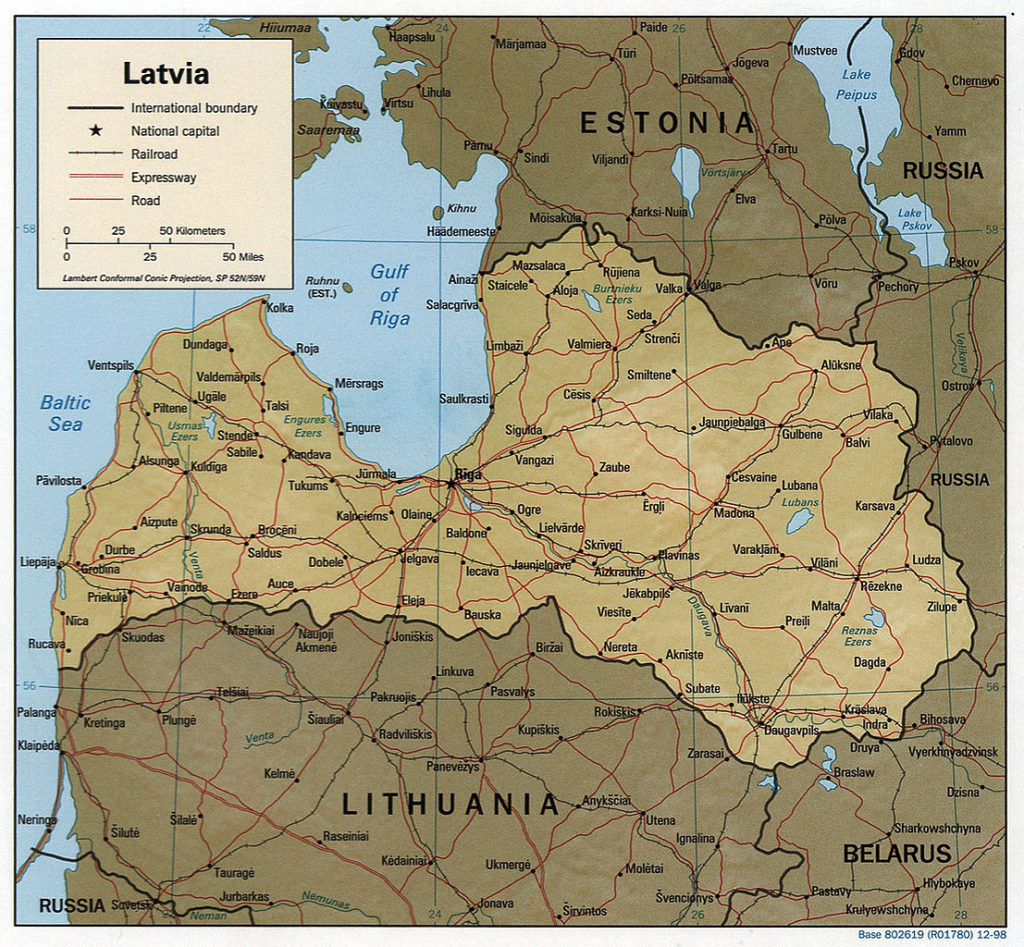 Географія Латвії