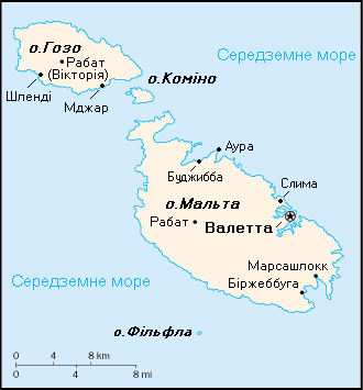 Географія Мальти