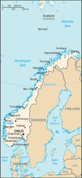 Географія Норвегії