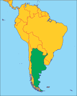 Аргентина на карті