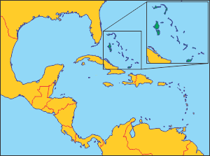 Багамські Острови на карті