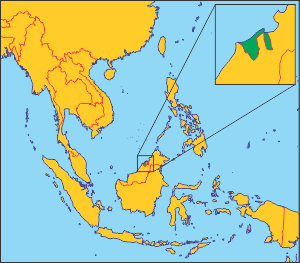 Бруней на карті