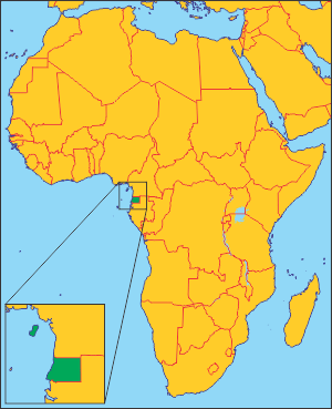 Екваторіальна Гвінея на карті