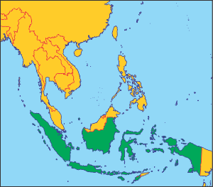 Індонезія на карті