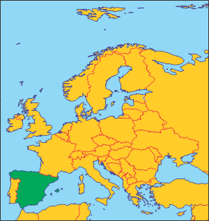 Іспанія на карті