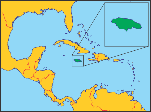 Ямайка на карті