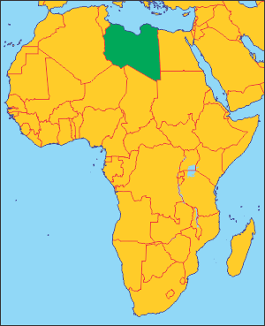 Лівія на карті