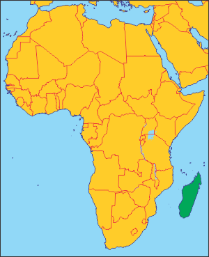 Мадагаскар на карті