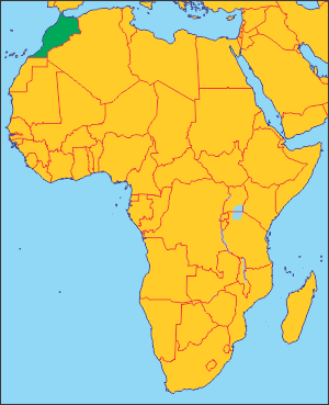 Марокко на карті