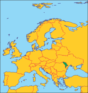 Молдова на карті