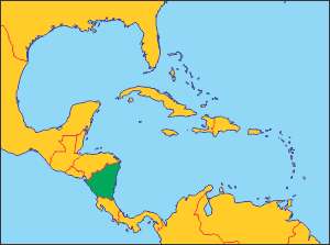Нікарагуа на карті