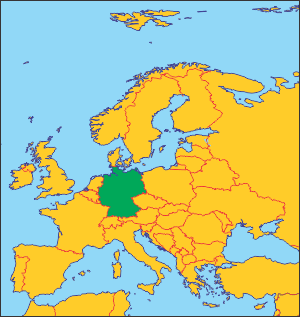 Німеччина на карті