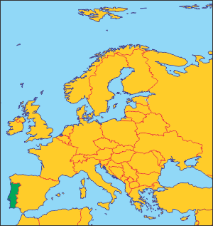 Португалія на карті