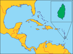 Сент-Люсія на карті