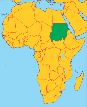 Судан на карті