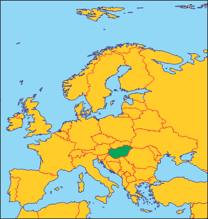 Угорщина на карті