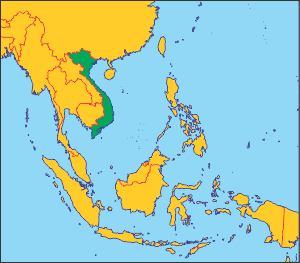 В'єтнам на карті