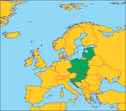 Центральноєвропейські та балтійські постсоціалістичні країни перехідної економіки