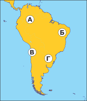 Опади в Південній Америці