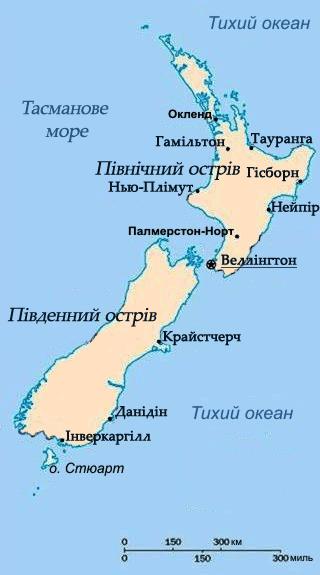 Карты Новой Зеландии