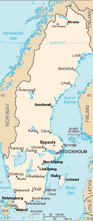Географія Швеції