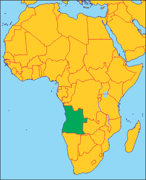 Ангола на карті