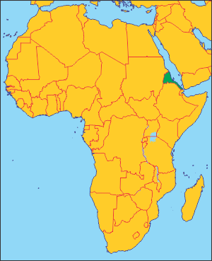 Еритрея на карті