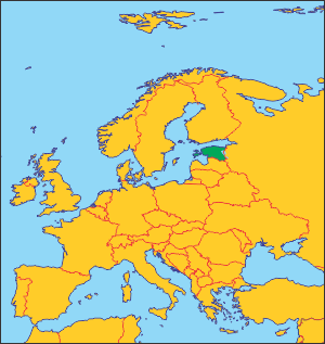 Естонія на карті