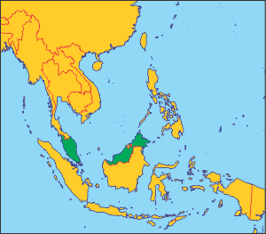 Малайзія на карті
