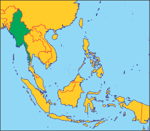 М'янма на карті