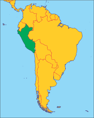 Перу на карті