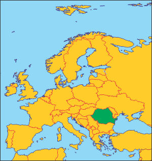 Румунія на карті