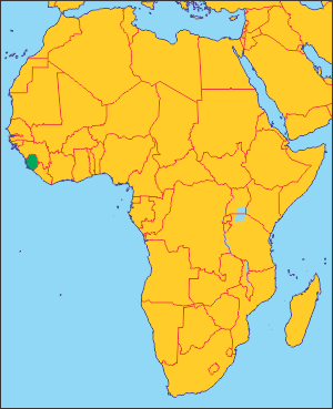 Сьєрра-Леоне на карті