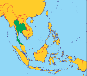 Таїланд на карті