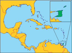Тринідад і Тобаго на карті
