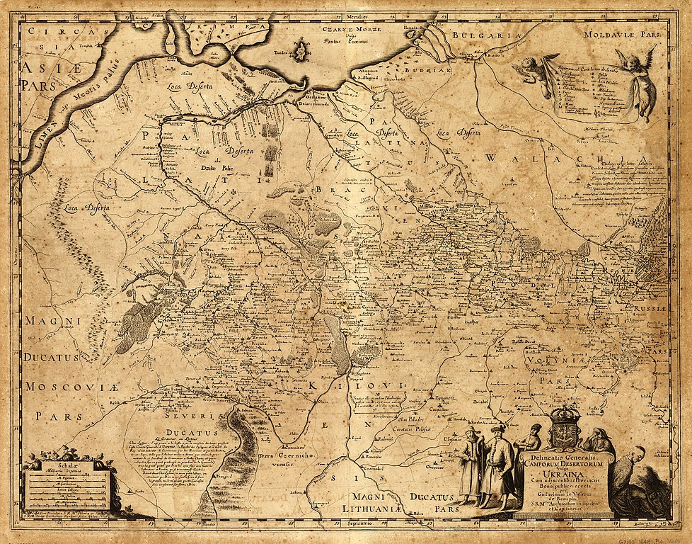 Карта України Гійома де Боплана
