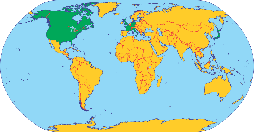 Тест: Современная политическая карта мира