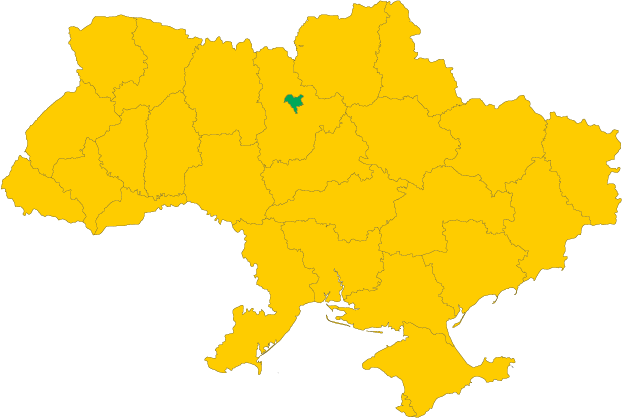 місто Київ на карті