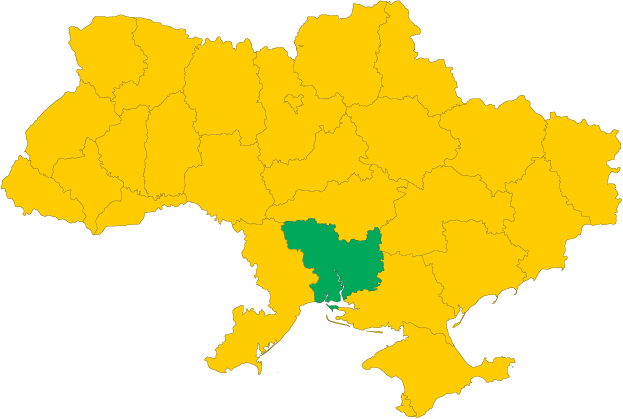 Миколаївська область на карті