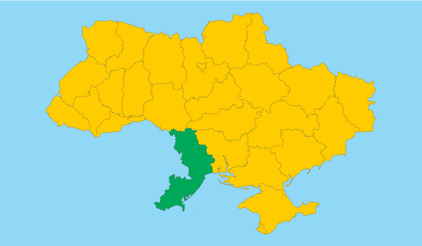 Регіони України на карті
