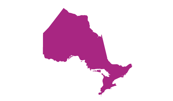 Контури регіонів Канади