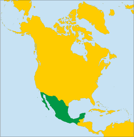 Мексика на карті