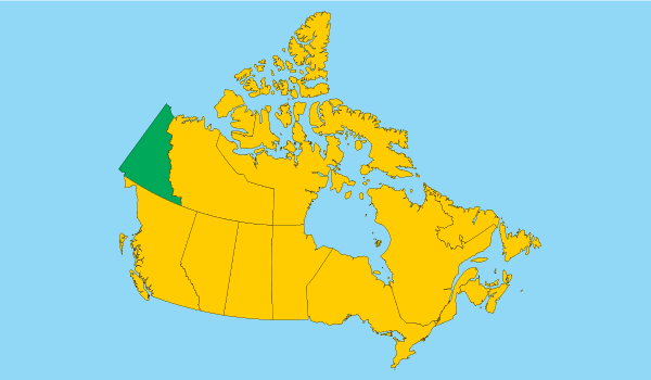 Регіони Канади на карті
