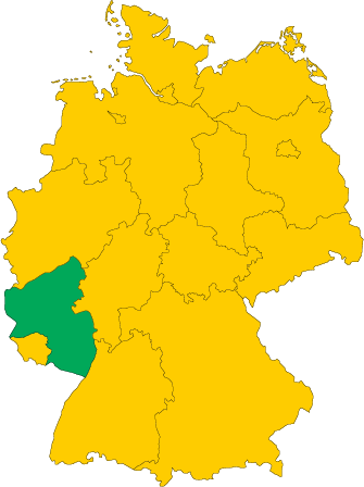 Рейнланд-Пфальц на карті