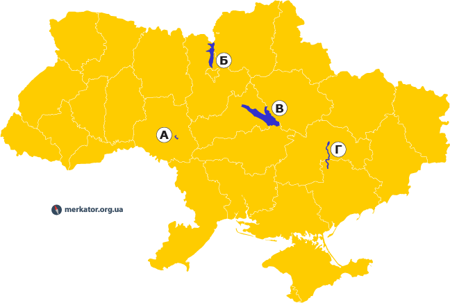 Водосховища України