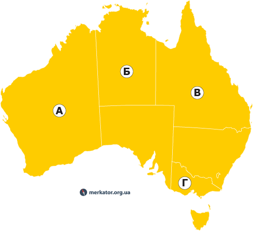 Регіони Австралії на карті