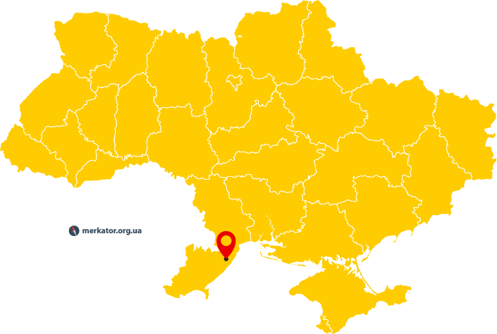 Білгород-Дністровський на карті